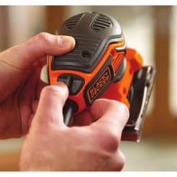 BLACK+DECKER BDEQS300 1/4 Sheet Orbital Sander, 2 Amp, Corded thumbnail 6