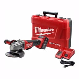 Milwaukee M18 FUEL 4-1/2 in./5 in. Brushless Cordless Angle Grinder Kit with 5.0 Ah Battery and Charger thumbnail 1