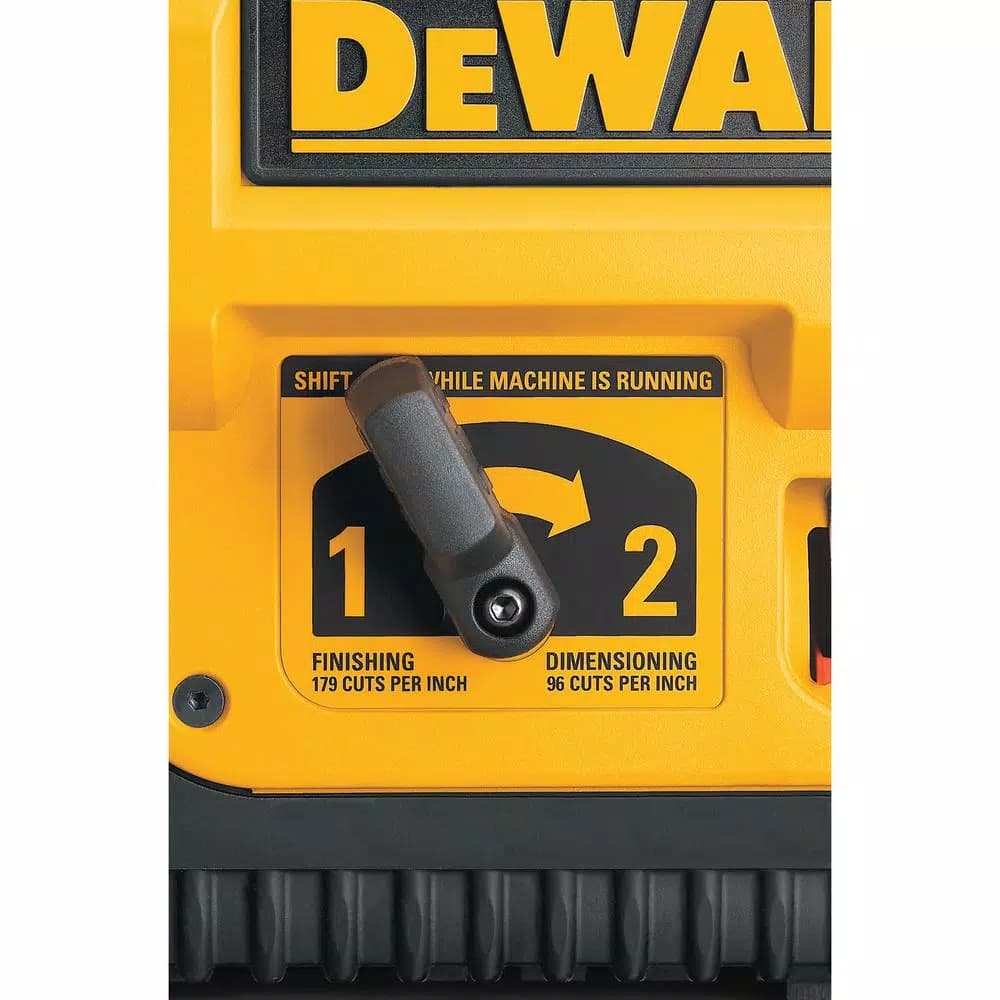 DEWALT 13 in. Heavy-Duty 2-Speed Thickness Planer with Stand and Tables