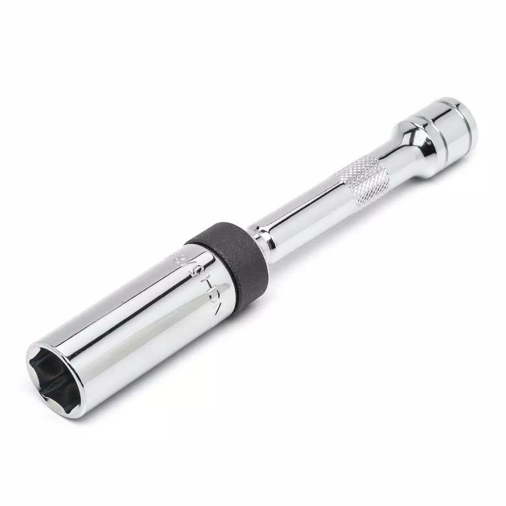 GearWrench 5/8 in. Swivel Spark Plug Socket, 3/8 in. Drive, Deep 6-Point