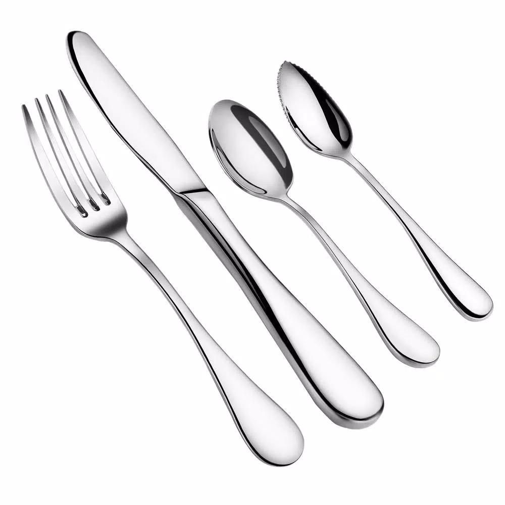 Artaste Rain 20-Piece 18/10 Stainless Steel Flatware Set, Service for 4