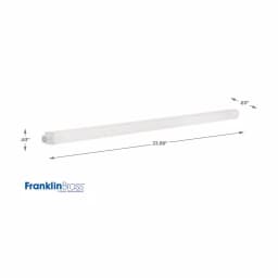 Unbranded Franklin Brass 24 in. Clear Replacement Towel Bar Rod, Modern Acrylic Wall Mount thumbnail 4