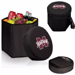 Picnic Time Mississippi State Bulldogs 12 Qt. Bongo Collapsible Soft-Side Cooler - Black thumbnail 2