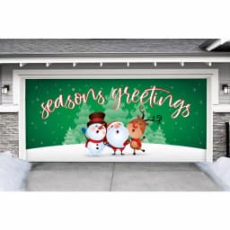 My Door Decor 7 ft. x 16 ft. Christmas Characters Garage Door Banner Mural thumbnail 2