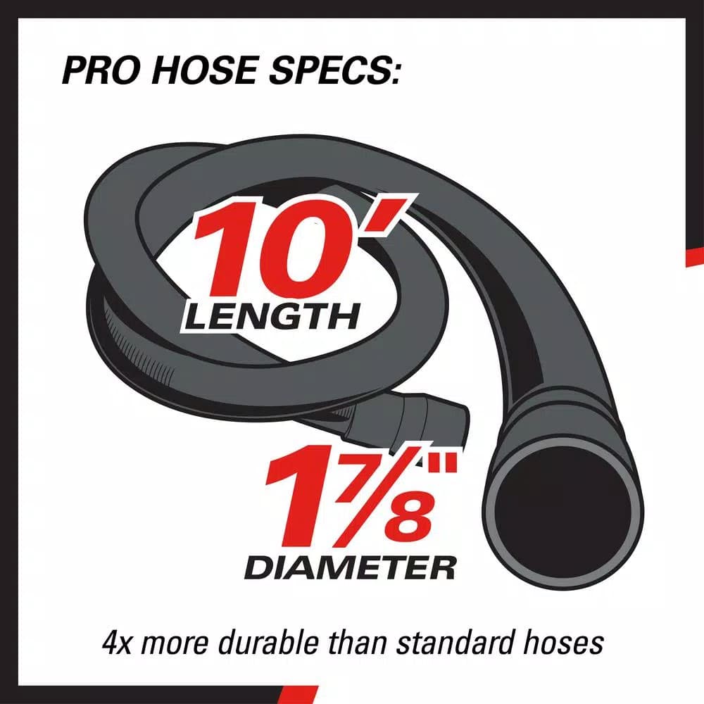 RIDGID 14 Gallon 2-Stage HEPA Commercial Wet/Dry Shop Vacuum, 11.5 Amp