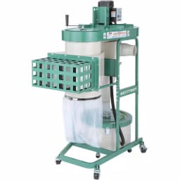 Grizzly Industrial 1-1/2 HP Ultra-Quiet Dual-Filtration HEPA Cyclone Dust Collector, 880 CFM thumbnail 2