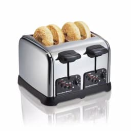 Hamilton Beach 4-Slice Chrome Wide Slot Toaster with Dual Controls and Automatic Shut-Off thumbnail 1