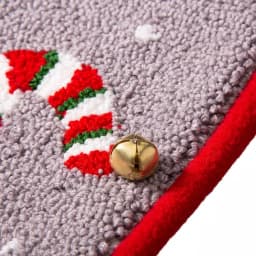 Glitzhome 21 in. Gnome Hooked Christmas Stocking - Multi-Color Festive Holiday Decor thumbnail 3