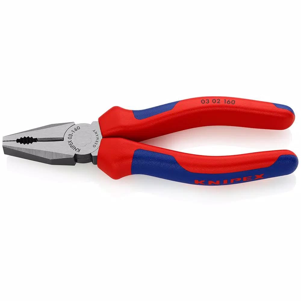 KNIPEX 6-1/4 in. Combination Pliers with Comfort Grip, 1000V VDE Insulated