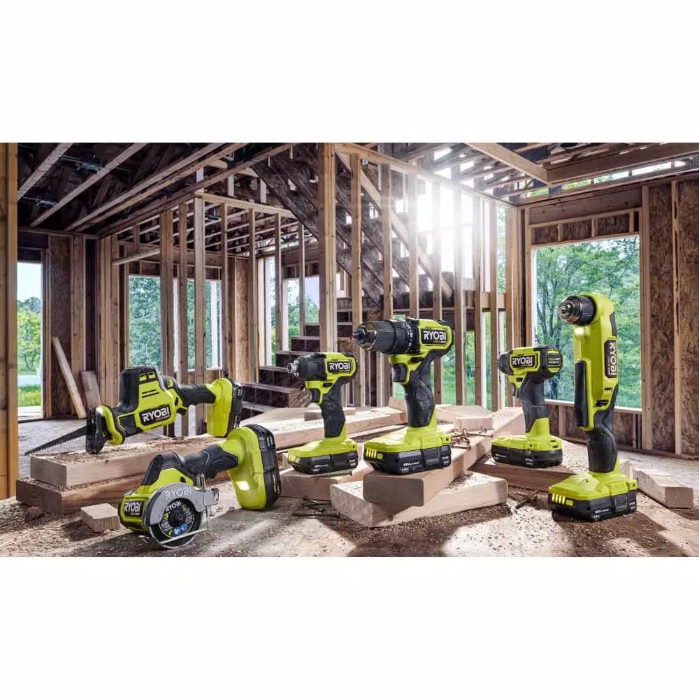 RYOBI ONE+ HP 18V Compact Brushless 2-Tool Combo Kit with 1/2 in. Drill/Driver and 1/4 in. Impact Driver