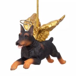Design Toscano Doberman Pinscher Angel Dog Christmas Ornament thumbnail 1