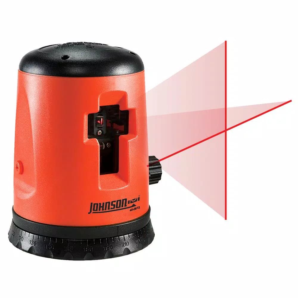 Johnson Self-Leveling Cross-Line Laser Level Kit with Tripod and Carrying Case