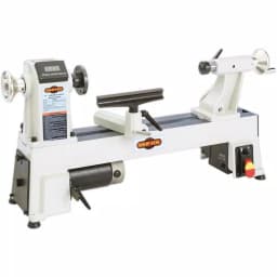 Shop Fox W1856 12 in. x 18 in. Variable Speed Benchtop Wood Lathe, 3/4 HP, 120V thumbnail 1