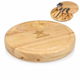 TOSCANA Dallas Cowboys Circo Wood Cheese Board Set with 4 Stainless Steel Tools thumbnail 2