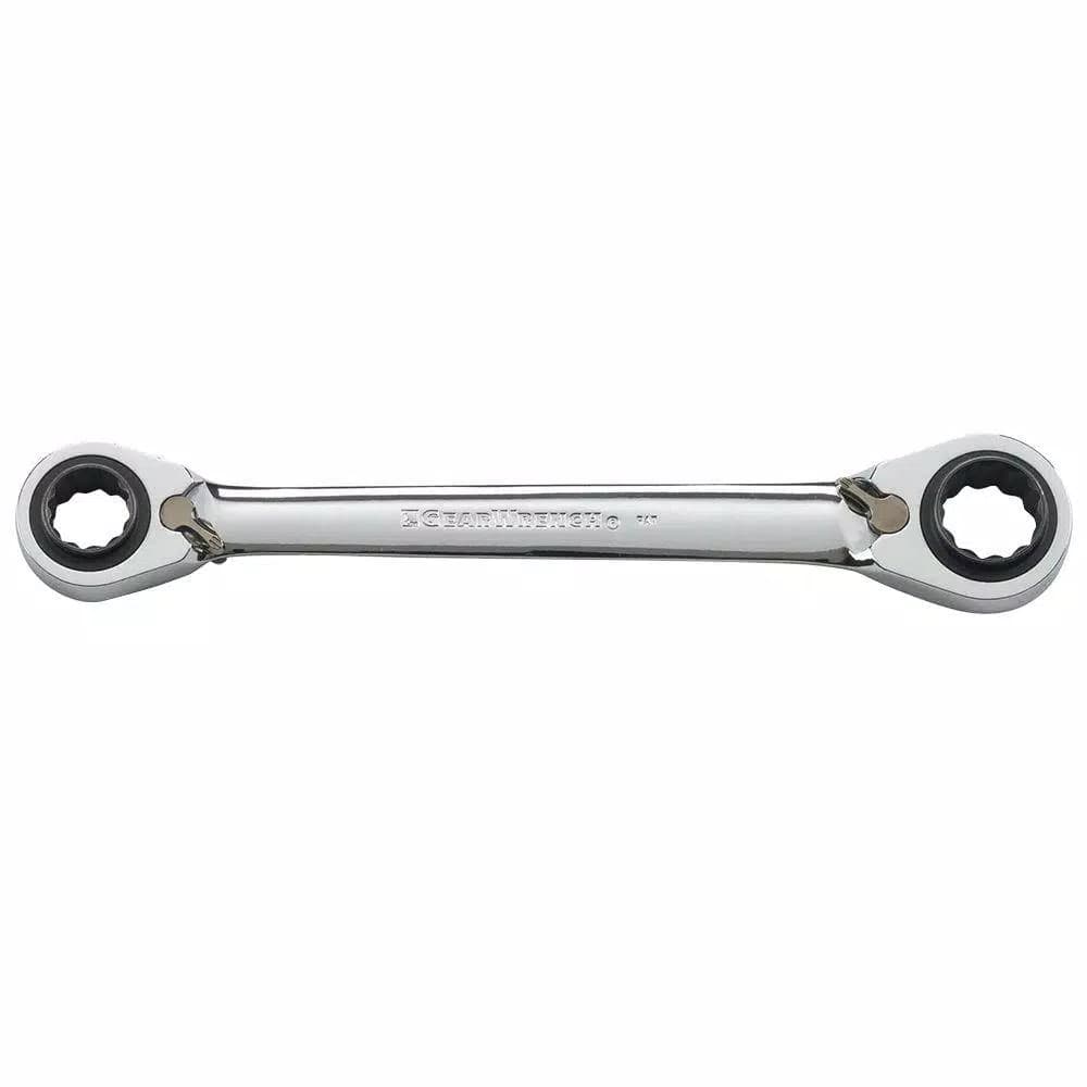 GearWrench Quad Box Ratcheting Wrench, 4-in-1 SAE Sizes