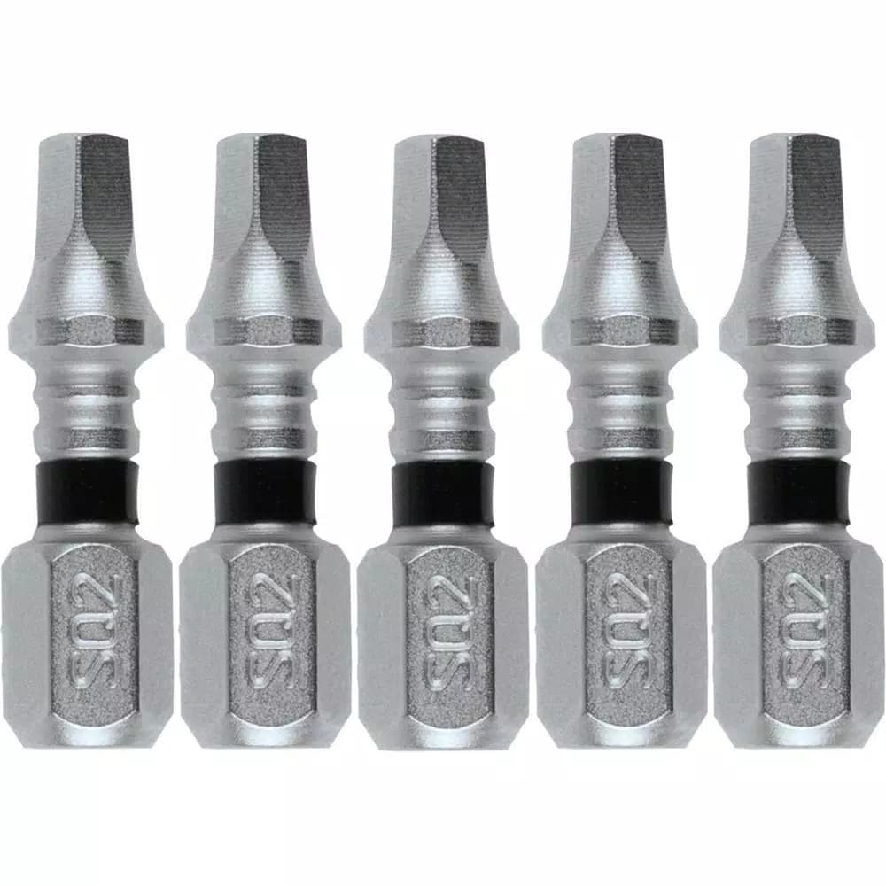 Makita ImpactXPS #2 Square 1 in. Insert Bits, 5-Pack
