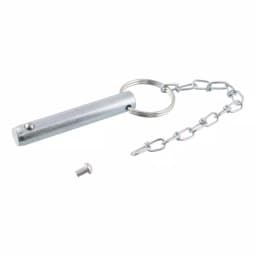 CURT 5/8" Replacement Swivel Jack Retainer Pin with 3-1/2" Chain thumbnail 1
