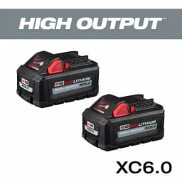 Milwaukee M18 REDLITHIUM HIGH OUTPUT XC6.0 18V 6.0 Ah Lithium-Ion Battery Pack (2-Pack) thumbnail 9