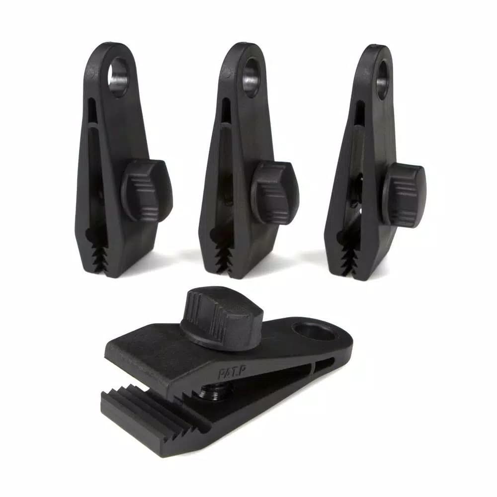 TEKTON Tarp Clips, 4-Piece Set for Securing Canopies and Covers