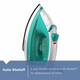 BLACK+DECKER Light 'N Easy Compact Steam Iron, 1200W, Teal thumbnail 7