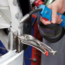 KNIPEX 10 in. Locking Pliers with Round Jaws thumbnail 2