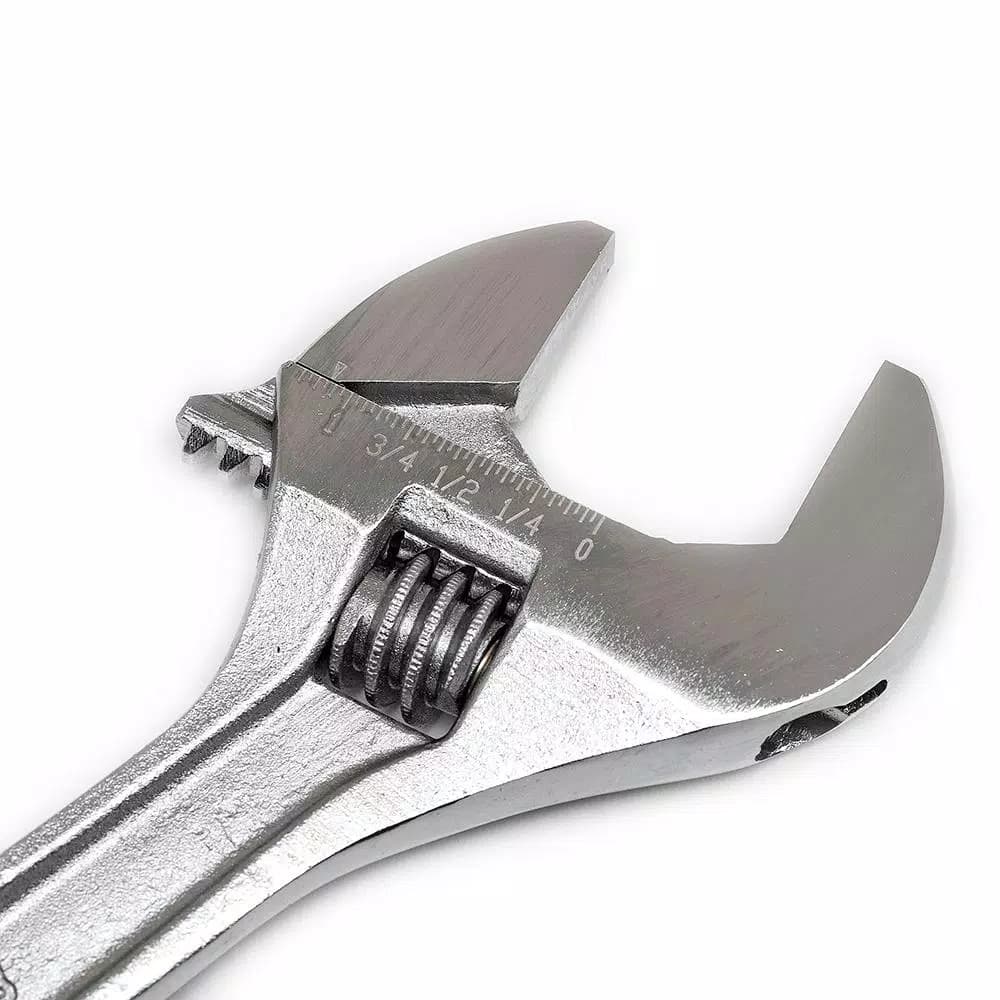 Crescent 8 in. Adjustable Wrench with Cushion Grip and Hex Jaw Design