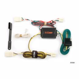 CURT Custom Vehicle-Trailer Wiring Harness for Toyota Sienna, 4-Way Flat Output T-Connector thumbnail 1