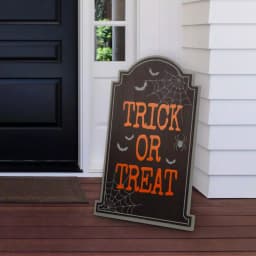 Glitzhome 29 in. Halloween Wooden Tombstone Yard Stake, Hanging, or Standing Decor thumbnail 7