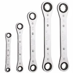 Klein Tools 5-Piece Ratcheting Box Wrench Set with Vinyl Pouch thumbnail 3