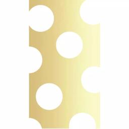 Sugar Plum Party SugarPlum Glam 32-Piece Assorted Disposable Paper Napkins - White/Gold thumbnail 2