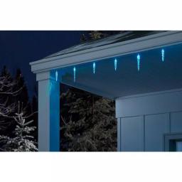 LightShow ColorMotion 24-Light Multi-Color Deluxe LED Icicle Christmas String Lights thumbnail 4