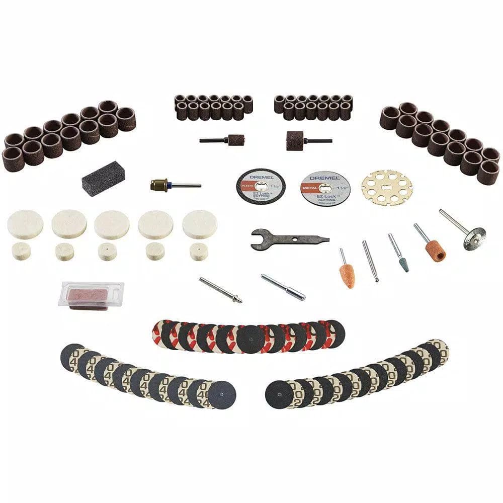 Dremel 130-Piece Rotary Tool Accessory Kit with Reusable Storage Case