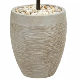 Nearly Natural 3 ft. Artificial Boxwood Ball Topiary Tree in Sand Colored Oval Planter thumbnail 3