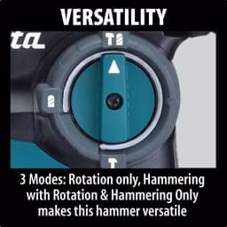 Makita 7 Amp 1-1/8 in. SDS-Plus Corded Rotary Hammer Drill with Hard Case thumbnail 12