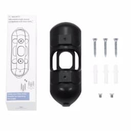 Wasserstein Adjustable Angle Wall Mount for Google Nest Hello Video Doorbell, Black thumbnail 4
