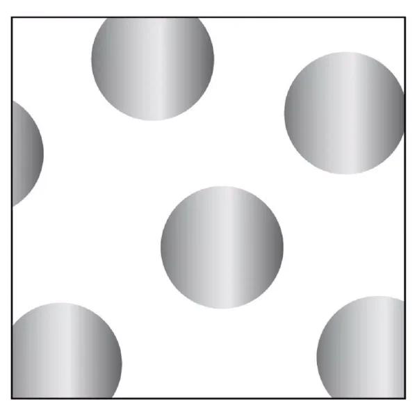 Sugar Plum Party SugarPlum Sterling 32-Piece Paper Lunch Napkins - Silver/White