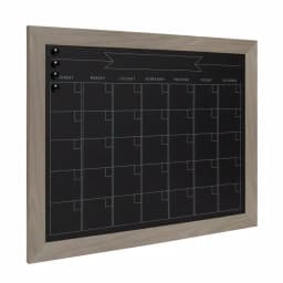 DesignOvation Beatrice Framed Magnetic Chalkboard Monthly Calendar Memo Board, 23 x 29 in. thumbnail 2