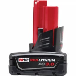 Milwaukee M12 12V XC 3.0 Ah Lithium-Ion Extended Capacity Battery Pack (2-Pack) thumbnail 3