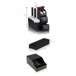 Mind Reader Black Coffee Station Organizer with K-Cup Drawer and Sleeve Dispenser thumbnail 7