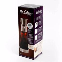 Mr. Coffee Uber Caff 5-Cup Cold Brew Coffee Maker with Borosilicate Glass Pitcher and Stainless Steel Filter thumbnail 3