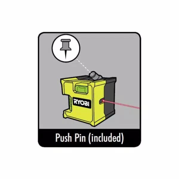 RYOBI Laser Cube Compact Handheld and Freestanding Laser Level