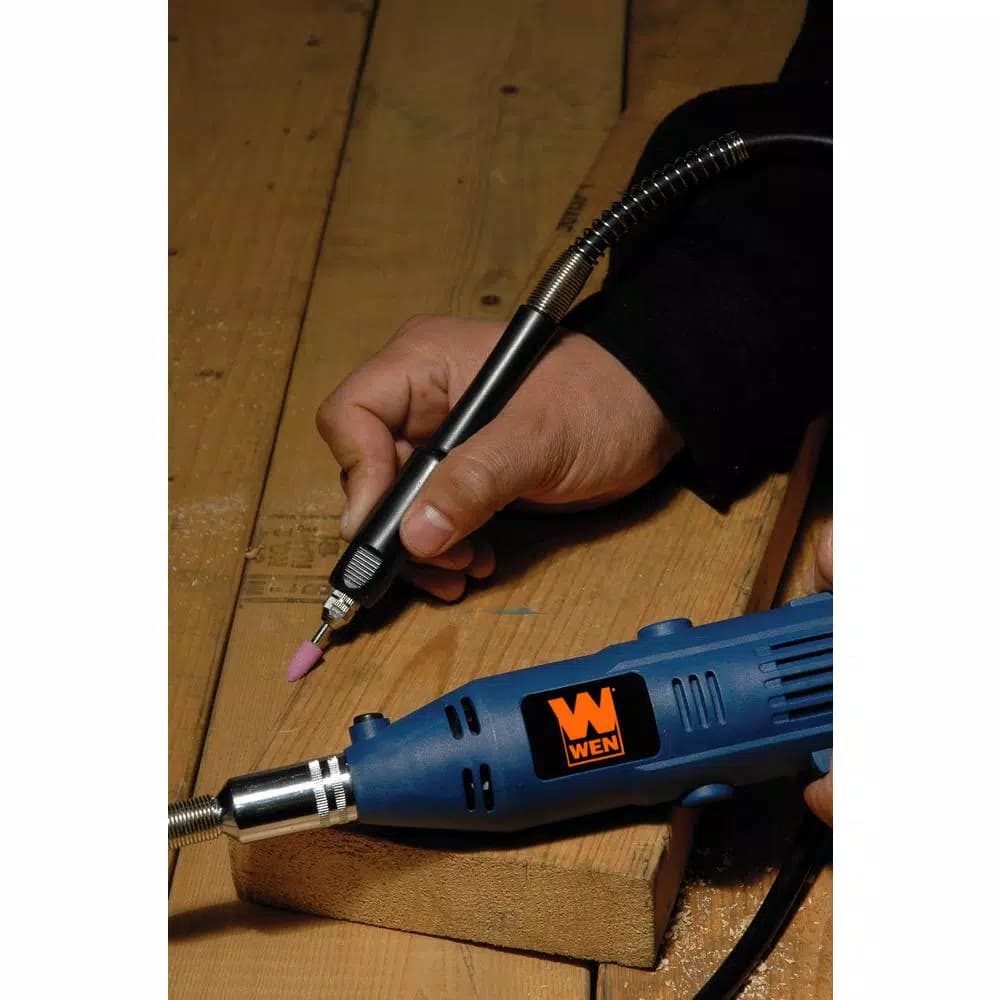 WEN Rotary Tool Kit with Flex Shaft, 8000-30000 RPM Variable Speed, 80 Accessories