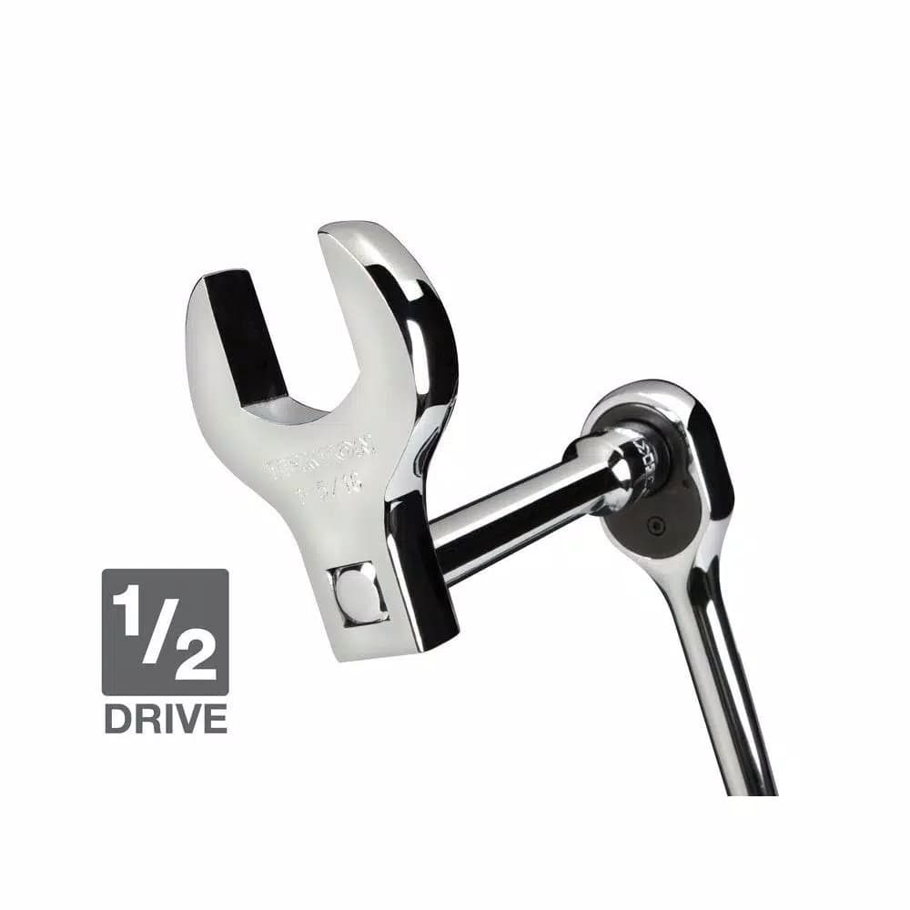 TEKTON 1/2 in. Drive Jumbo Crowfoot Wrench Set, 14-Piece (1-1/16 to 2 in.)