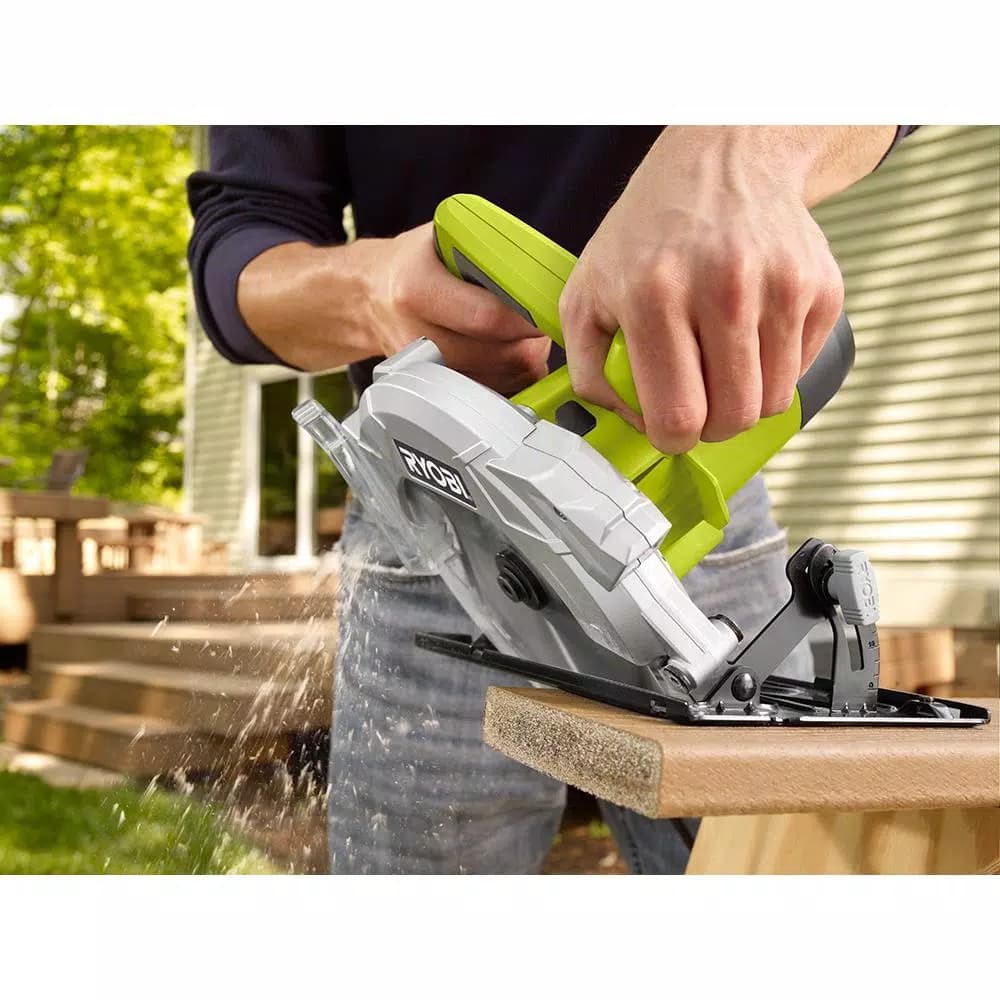 RYOBI 14 Amp 7-1/4 in. Circular Saw with EXACTLINE Laser Alignment System