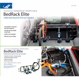 Advantage SportsRack Advantage Sports Bed Rack Elite 4-Bike Truck Bed Bike Rack, 120 lb Capacity thumbnail 8