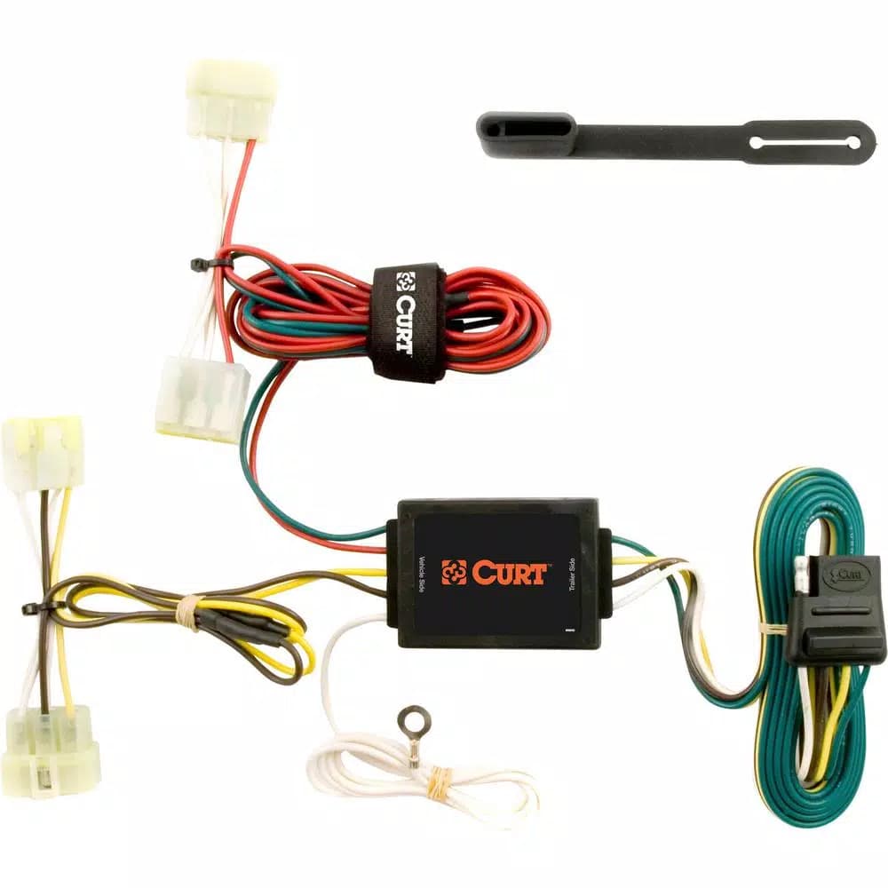 CURT Custom Vehicle-Trailer Wiring Harness, 4-Way Flat, for Toyota Pickup & Tacoma
