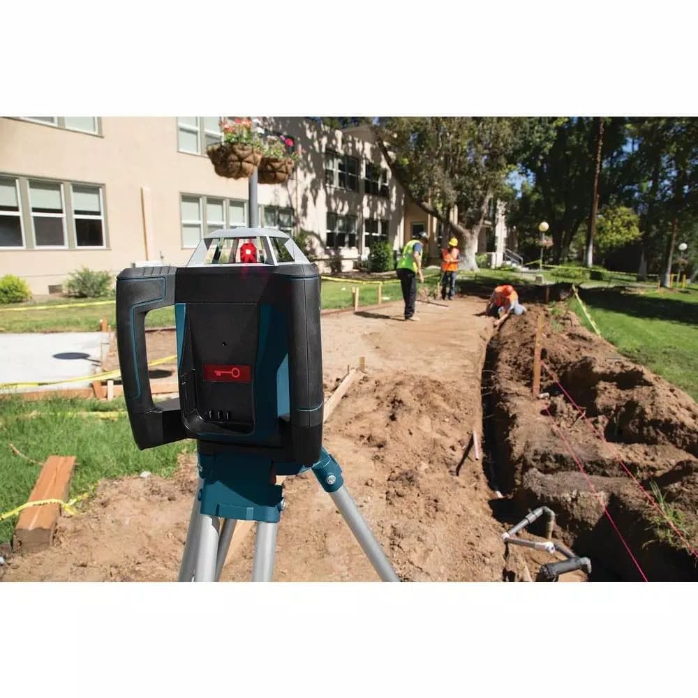 Bosch GRL 500 HCK Self-Leveling Rotary Laser Level Kit, 1650 ft. Range
