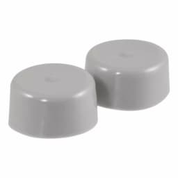 CURT 1.78" Bearing Protector Dust Covers, Gray Plastic (2-Pack) thumbnail 4