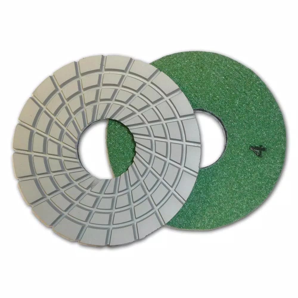 Unbranded Con-Shine 5 in. Dry/Wet Diamond Polishing Pads, 5-Step Set of 10