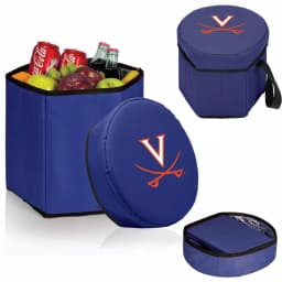 Picnic Time University of Virginia Cavaliers 12 Qt. Bongo Collapsible Soft-Side Cooler - Navy thumbnail 2